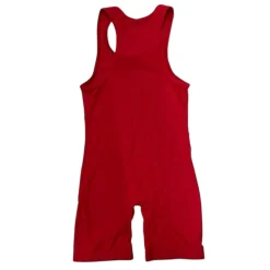 Used Asics Wrestling Singlet Red MD