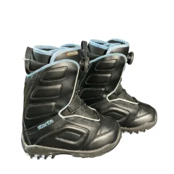 Used ATLANTIS Boys Snowboard Boots Black Junior 03