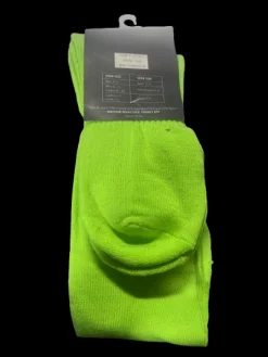 Used Augusta ELITE MULTI SPORT SOCK Athletic Neon Green M/L