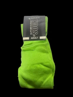 Used Augusta ELITE MULTI SPORT SOCK Athletic Neon Green M/L