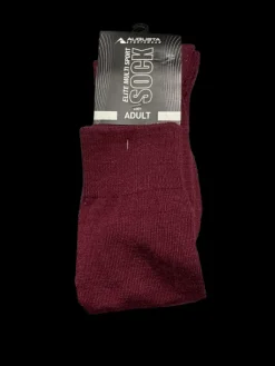 Used Augusta ELITE MULTI SPORT SOCK Athletic Maroon M/L