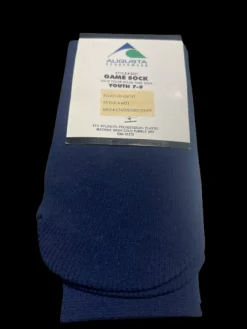 Used Augusta GAME SOCK Athletic Navy Blue S/M