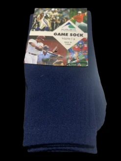 Used Augusta GAME SOCK Athletic Navy Blue S/M