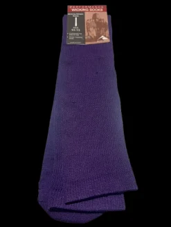 Used Augusta PERFORMANCE WICKING SOCKS Athletic Purple M/L