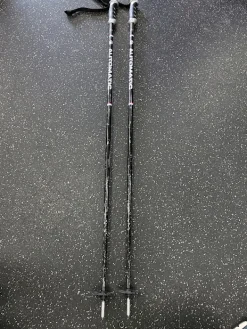 Used AUTOMATIC Mens DH Ski Pole Black 130 cm / 52 in