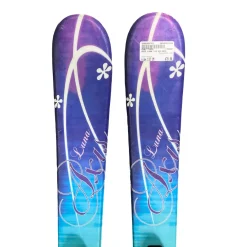 Used AXIS LUNA Girls DH Ski/Binding Purple 110 cm