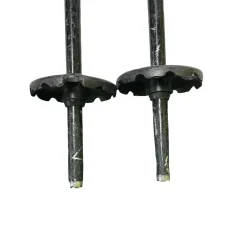 Used AXIS SPEED SKI POLES 95CM Boys DH Ski Pole Black 95 cm / 38 in