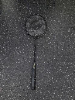 Used BADMINTON RAQUET Adult Badminton Racquet Black Unknown