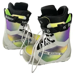 Used BATALEON SALSA LACE Mens Snowboard Boots White Senior 10.5