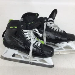 Used Bauer ELITE SR 7 FIT 2 GOALIE SKATE Senior Goalie Skate Senior 7