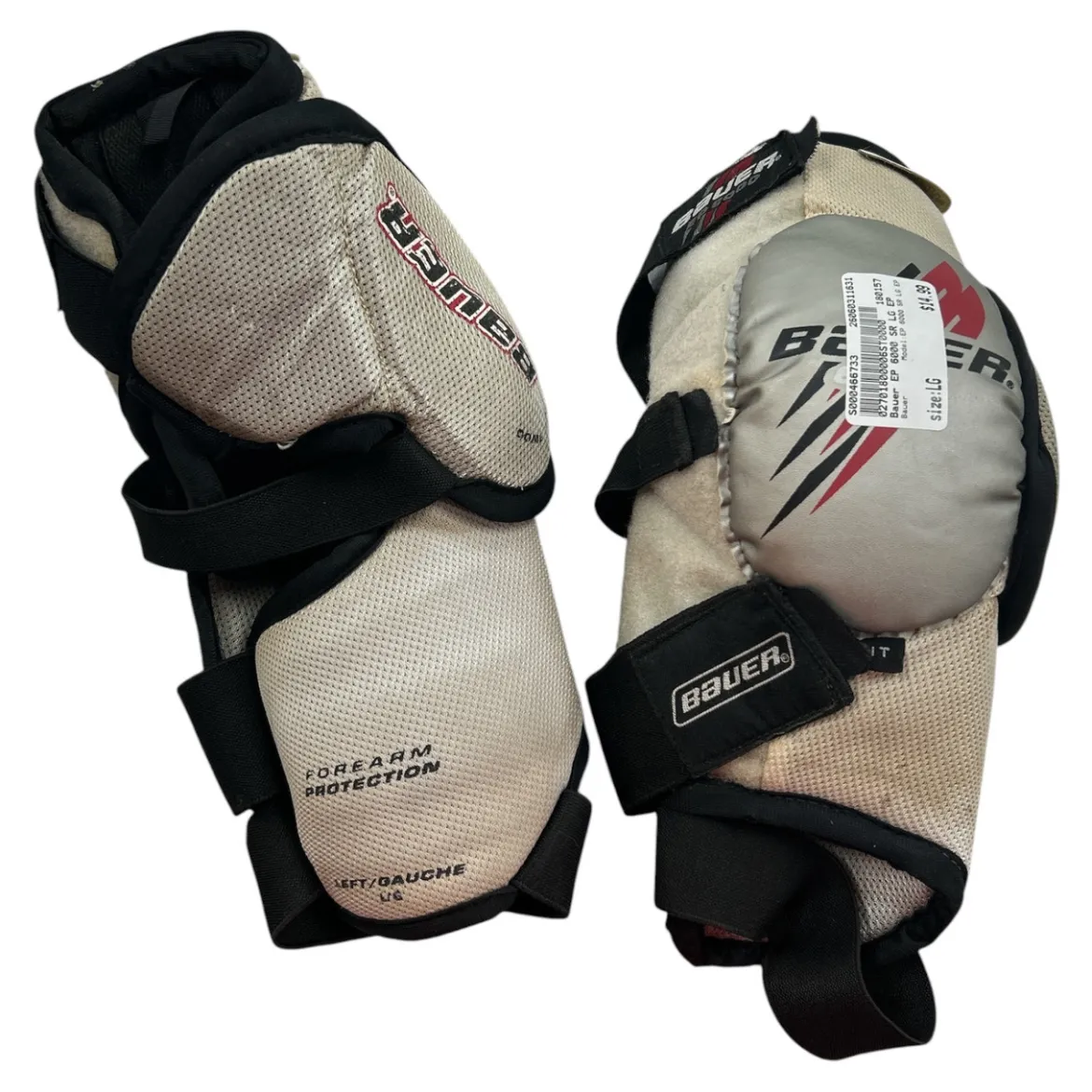 Used Bauer EP 6000 SR LG EP Senior Elbow Pads LG