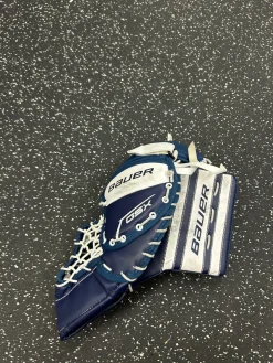 Used Bauer GSX Junior Goalie Catcher Navy Blue