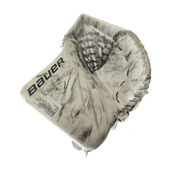 Used Bauer HYPERLITE CATCHER Senior Goalie Catcher White