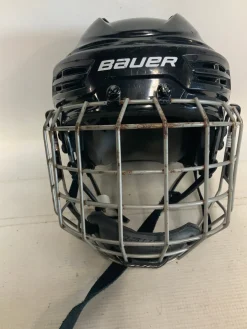 Used Bauer IMS 5.0 Helmet Cage Combo Black SM