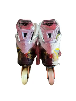 Used Bauer Mission Inhaler FS1 Roller Hockey Skates White Junior 04