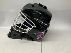 Used Bauer NME5 NON HECC Junior Goalie Helmet/Mask Black Fits all