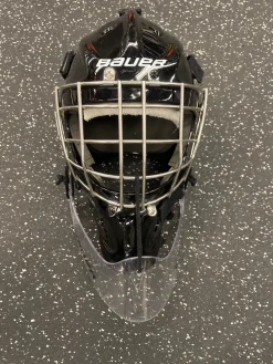 Used Bauer PROFILE 940X Junior Goalie Helmet/Mask Black One Size