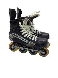 Used Bauer Roller Hockey Skates Black Senior 10.5