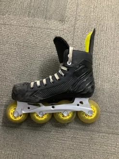 Used Bauer Roller Hockey Skates Black Senior 6