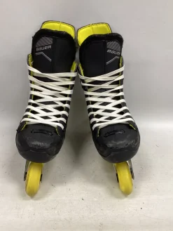 Used Bauer Roller Hockey Skates Black Junior 04