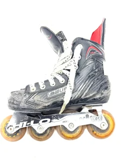 Used Bauer Roller Hockey Skates Black Junior 02