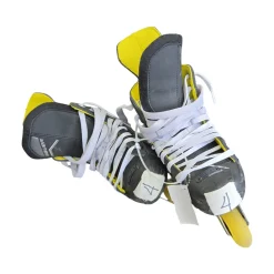 Used Bauer RS INLINE HOCKEY SKATES SZ4 Roller Hockey Skates Black Junior 04
