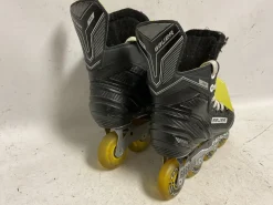 Used Bauer RS Roller Hockey Skates Black Junior 02