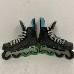 Used Bauer RSX HI-LO Junior Rec Fitness Skates Royal Blue Junior 06