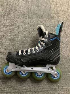 Used Bauer RSX Roller Hockey Skates Black Senior 6