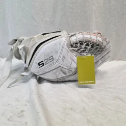 Used Bauer S29 Inter Goalie Catcher White