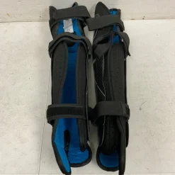 Used Bauer S18 Senior Shin Guards Black 15
