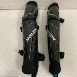 Used Bauer S18 Senior Shin Guards Black 15