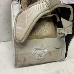 Used Bauer SUPREME M5 PRO Senior Goalie Blocker White