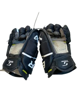 Used Bauer SUPREME MACH Intermediate Gloves Black 10