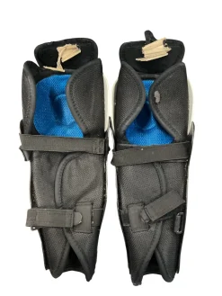 Used Bauer SUPREME ONE15 11 SG Junior Shin Guards White 11