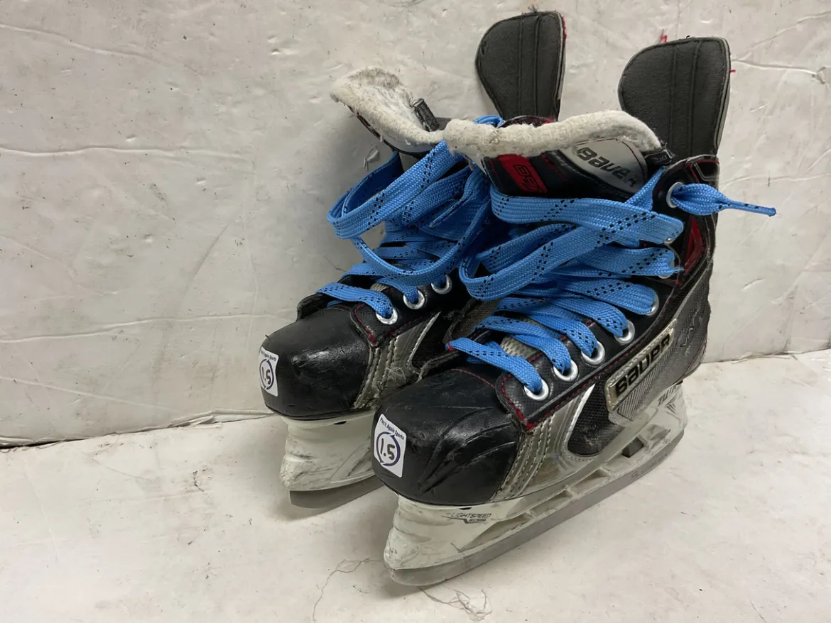 Used Bauer VAPOR X60 Junior Hockey Skate Junior 01.5