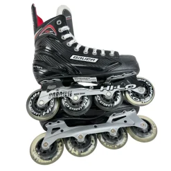 Used Bauer VAPOR XR300 Roller Hockey Skates Black Senior 6R