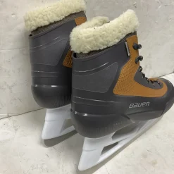 Used Bauer WHISTLER Mens Softboot Skate Grey Senior 12