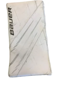 Used Bauer 3X Inter Goalie Blocker White