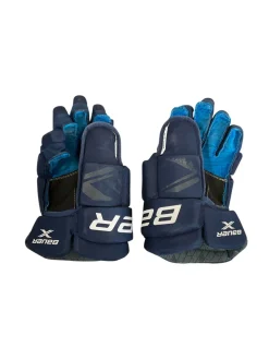 Used Bauer X Senior Gloves Navy Blue 14