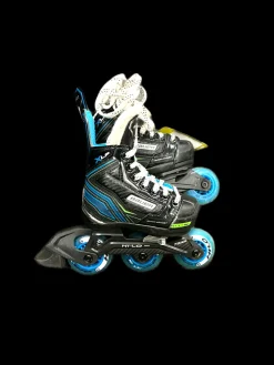 Used Bauer XLP Roller Hockey Skates Black Adjustable