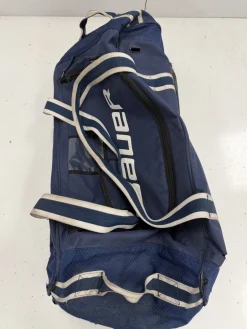 Used Bauer Youth Hockey Wheeled Bag Navy Blue