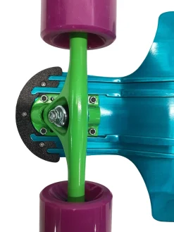 Used BEERCAN BOARDS TREE AND MOON Complete Skateboard Black Long