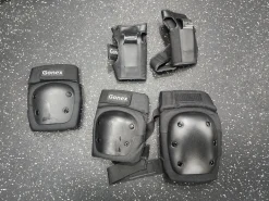 Used BIKE ELB / KNE PADS Bike Elbow Pads Black MD