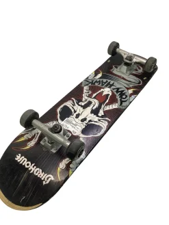 Used Birdhouse SKATEBOARD Complete Skateboard Black 7 3/4"