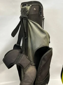 Used BLACK BAG Mens Stand Bag Black