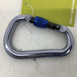 Used Black Diamond 7KN SCREWGATE CARABINER Climbing Carabine