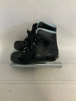 Used BLACK Double Runner Skate Black Youth 13.0