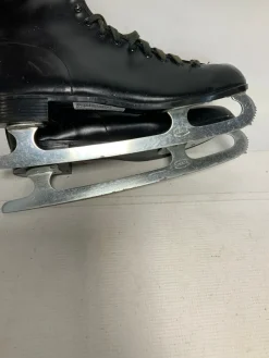Used BLACK Mens Figure Skate Black Senior 12.5