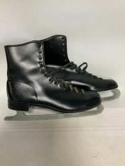 Used BLACK Mens Figure Skate Black Senior 12.5